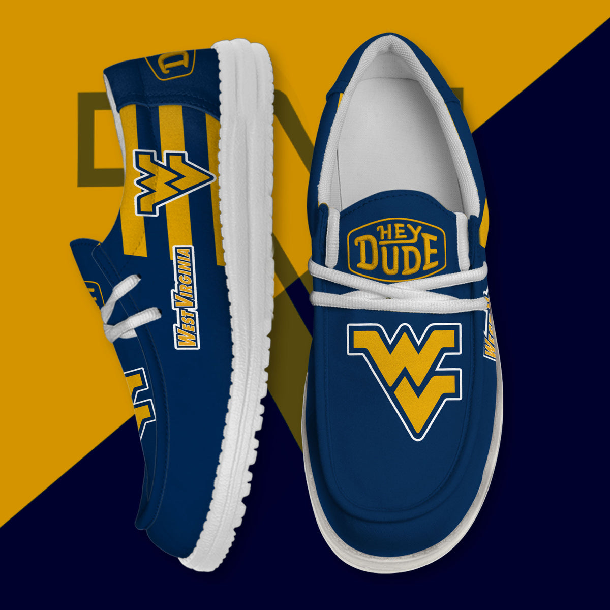 West Virginia Mountaineers Lace Up Loafers 2026