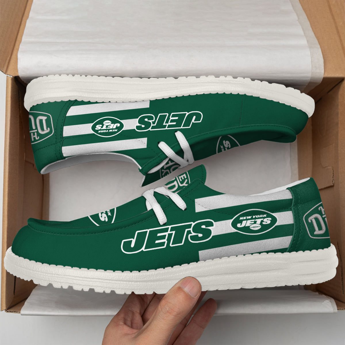 New York Jets Lace Up Loafers 2026
