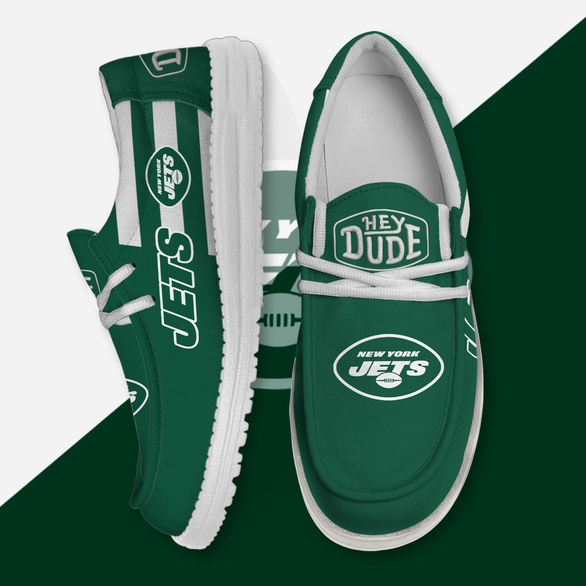New York Jets Lace Up Loafers 2026
