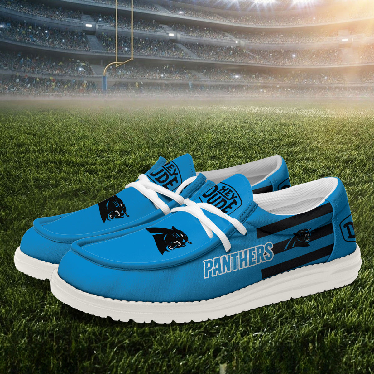 Carolina Panthers Lace Up Loafers 2026
