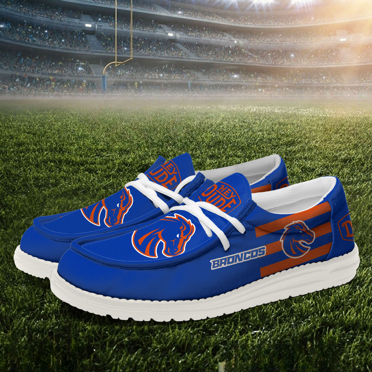 Boise State Broncos Lace Up Loafers 2026