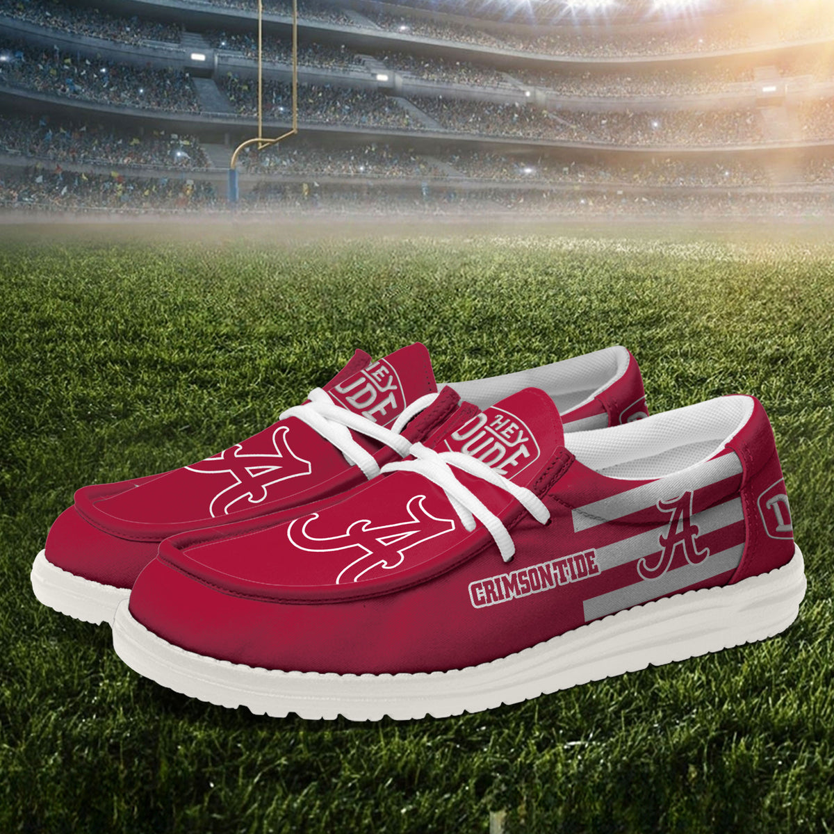 Alabama Crimson Tide Lace Up Loafers 2026