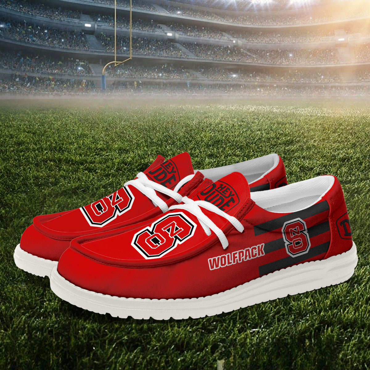 NC State Wolfpack Lace Up Loafers 2026