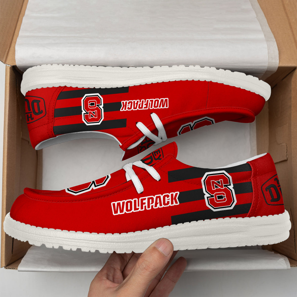 NC State Wolfpack Lace Up Loafers 2026