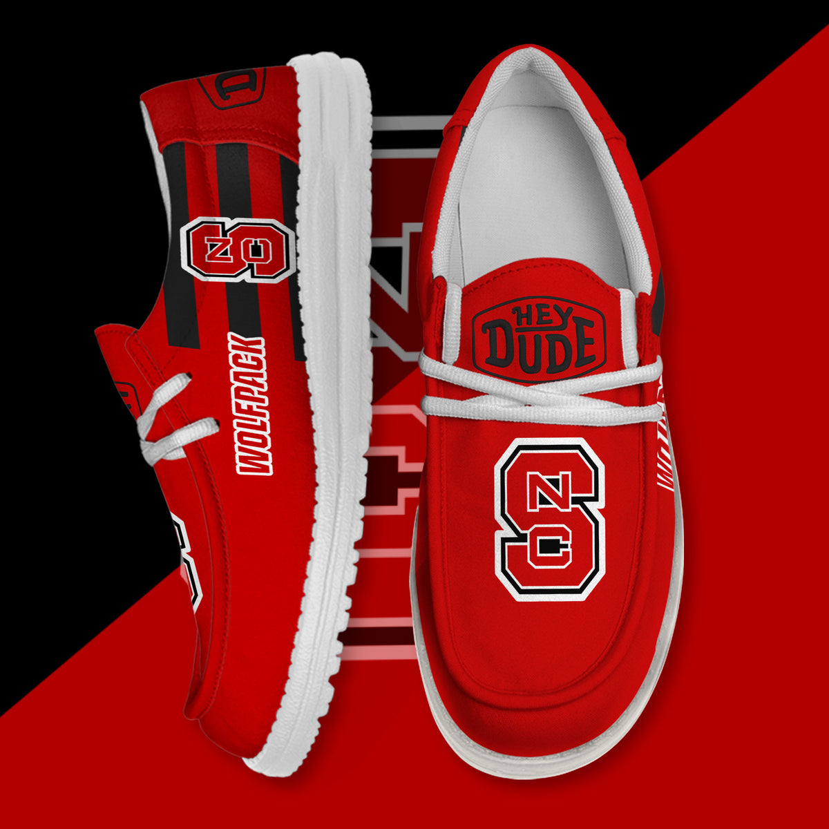NC State Wolfpack Lace Up Loafers 2026
