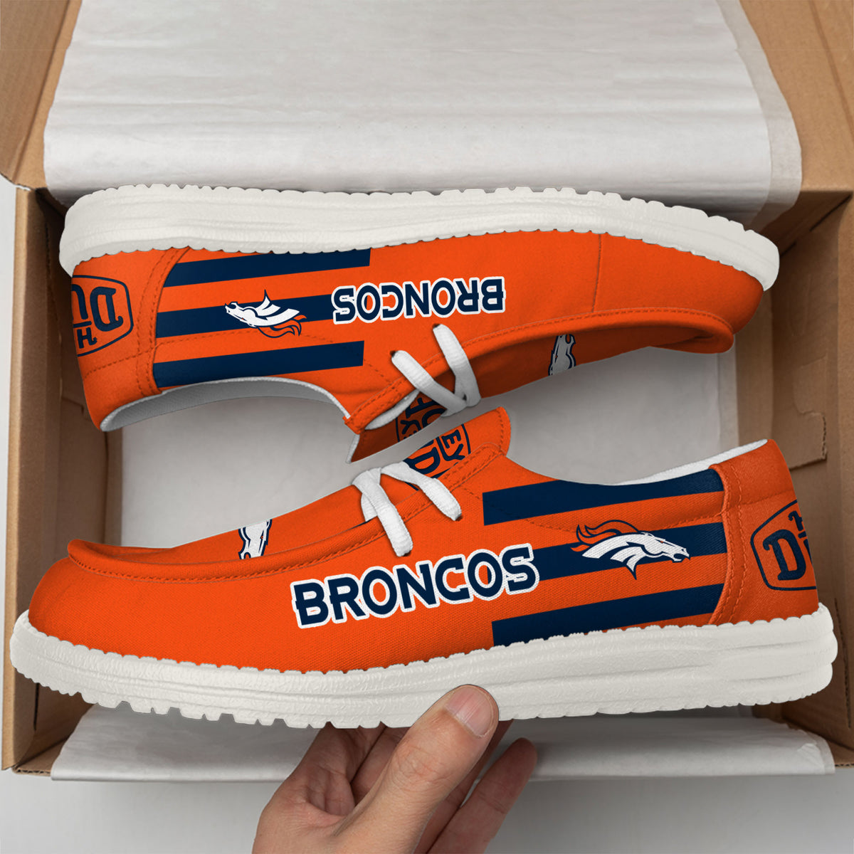 Denver Broncos Lace Up Loafers 2026