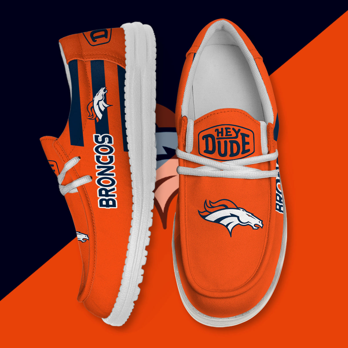 Denver Broncos Lace Up Loafers 2026