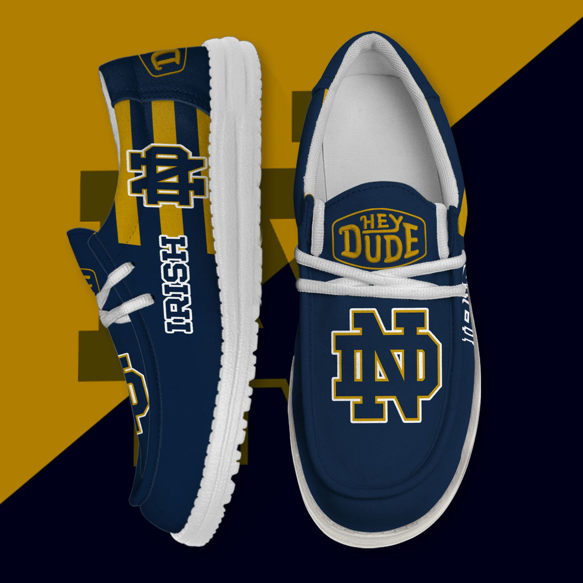 Notre Dame Fighting Irish Lace Up Loafers 2026