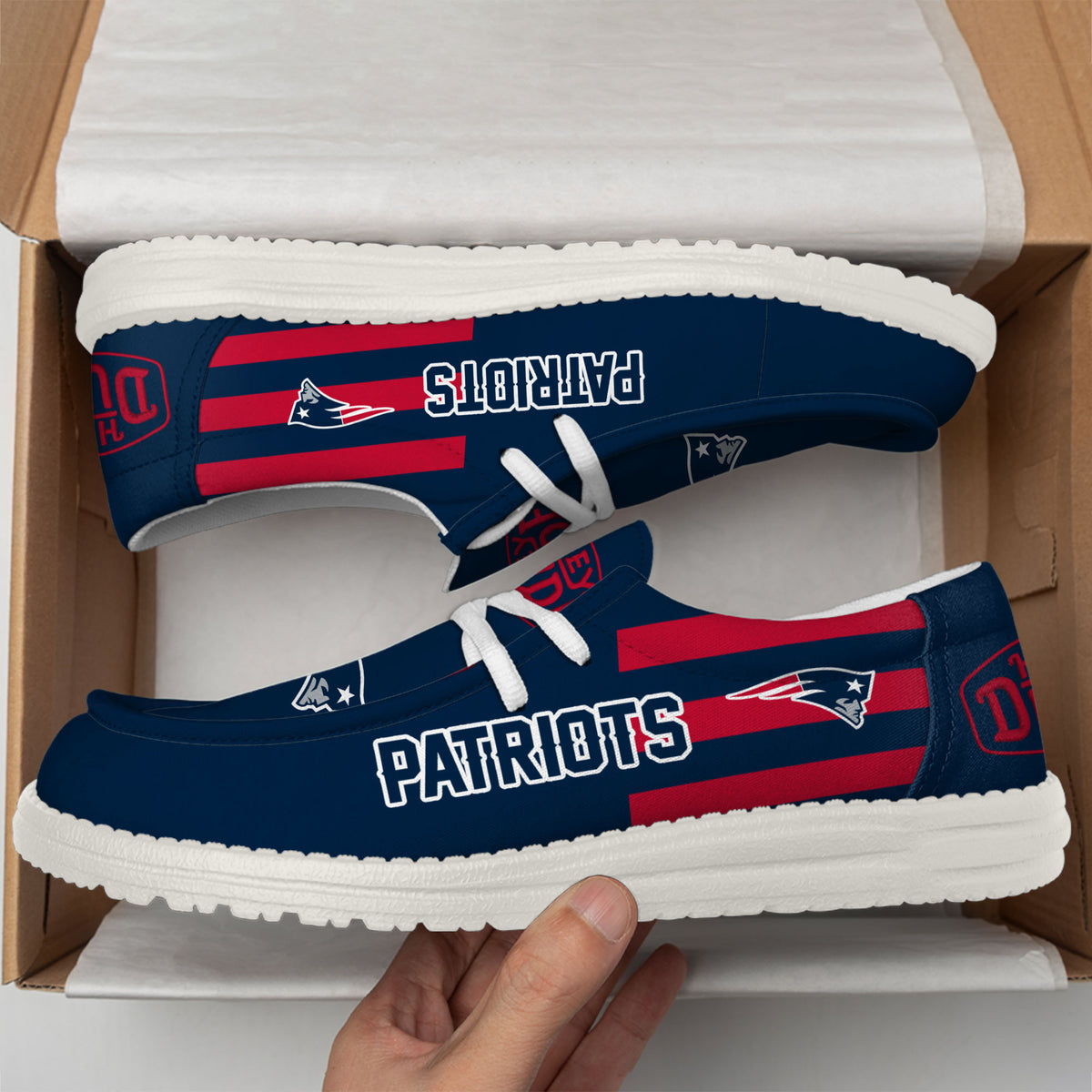 New England Patriots Lace Up Loafers 2026