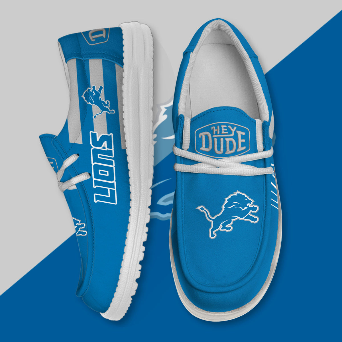 Detroit Lions Lace Up Loafers 2026