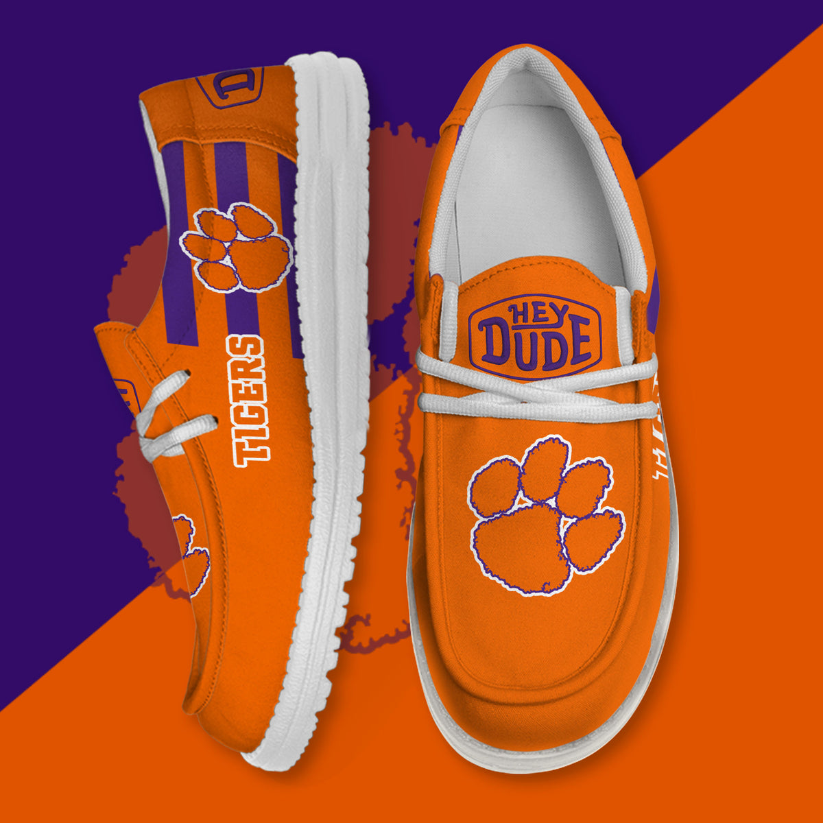 Clemson Tigers Lace Up Loafers 2026