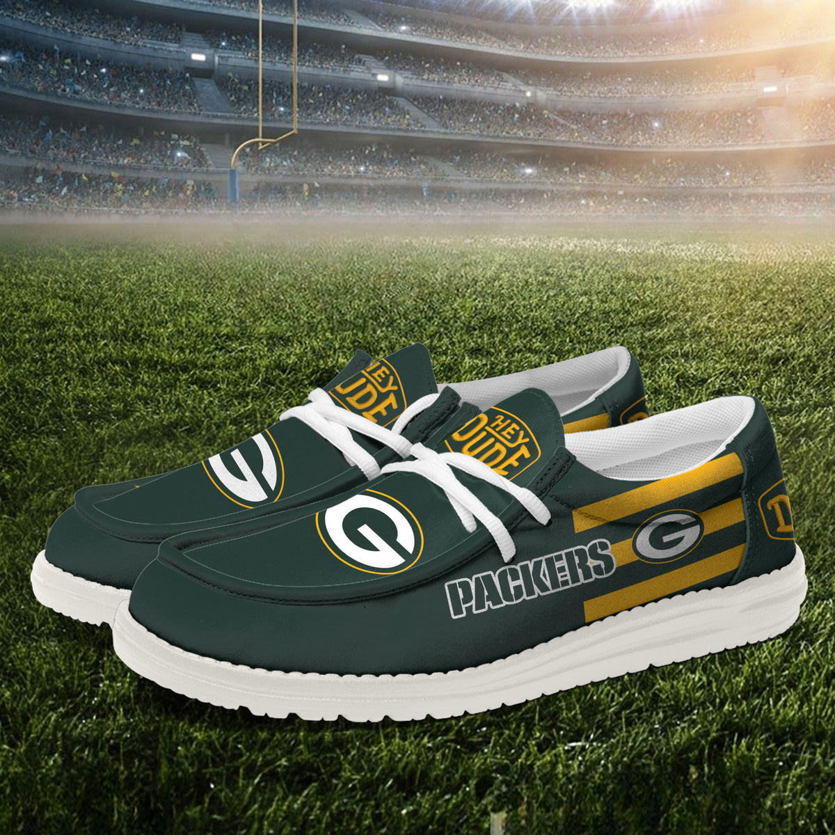 Green Bay Packers Lace Up Loafers 2026