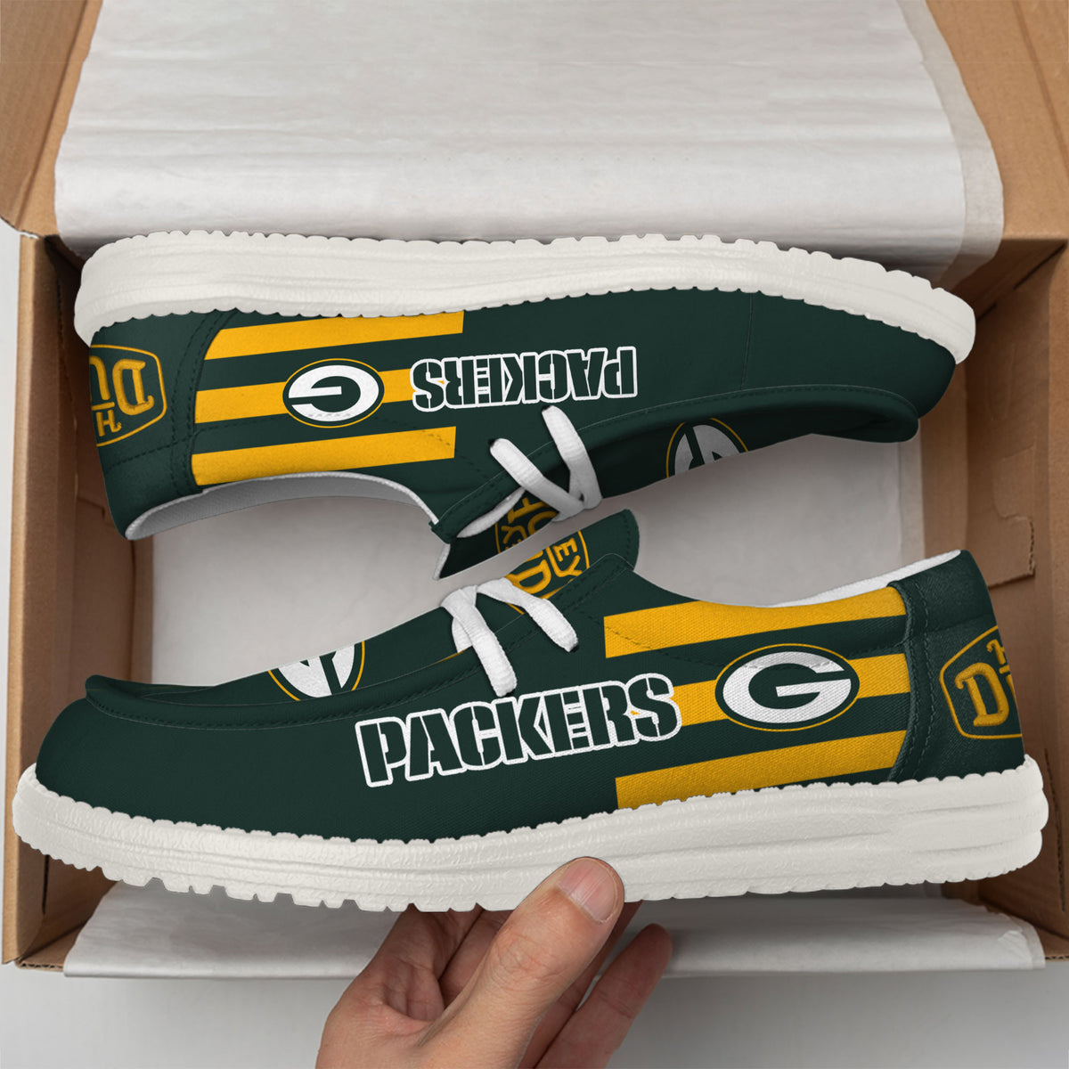 Green Bay Packers Lace Up Loafers 2026
