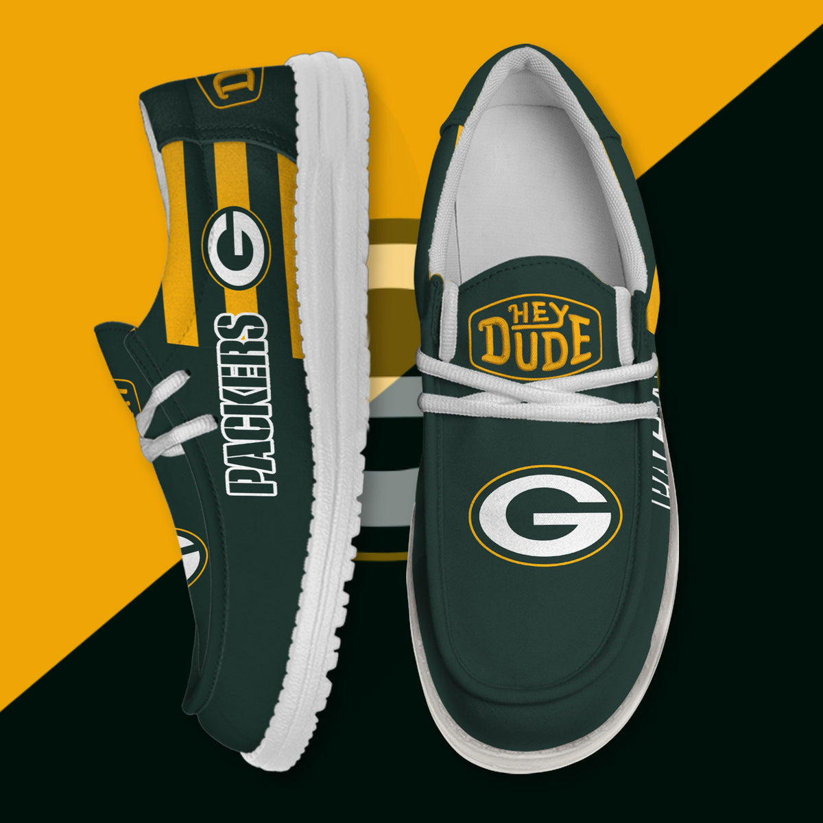 Green Bay Packers Lace Up Loafers 2026