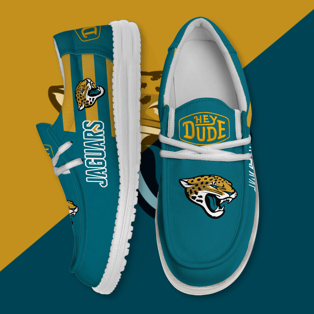 Jacksonville Jaguars Lace Up Loafers 2026