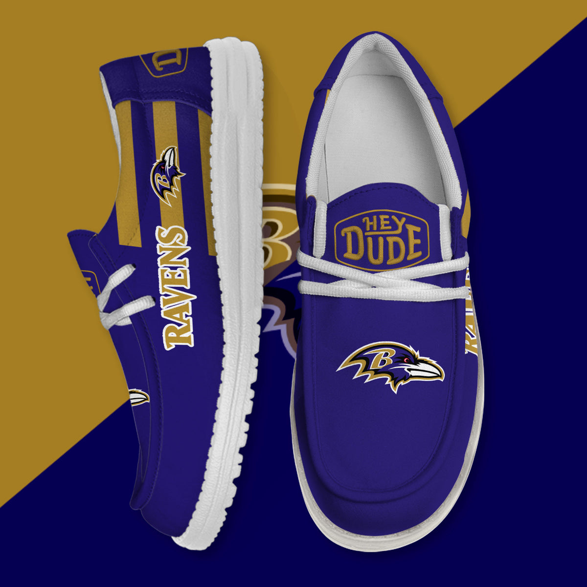Baltimore Ravens Lace Up Loafers 2026