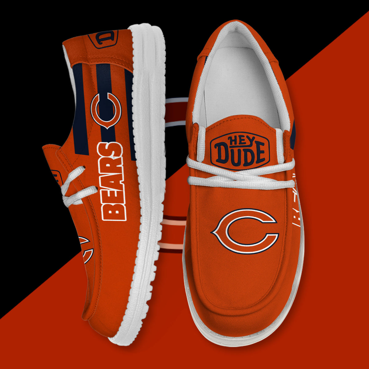 Chicago Bears Lace Up Loafers 2026