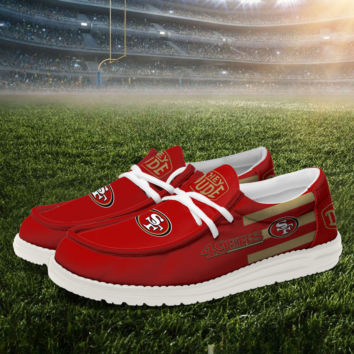 San Francisco 49ers Lace Up Loafers 2026