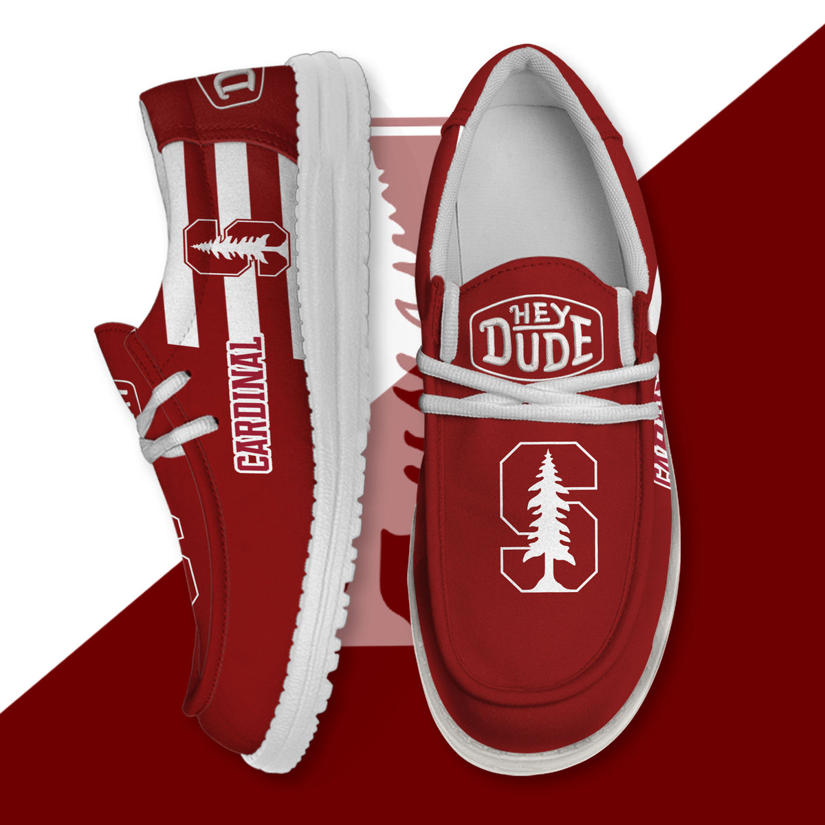Stanford Cardinal Lace Up Loafers 2026