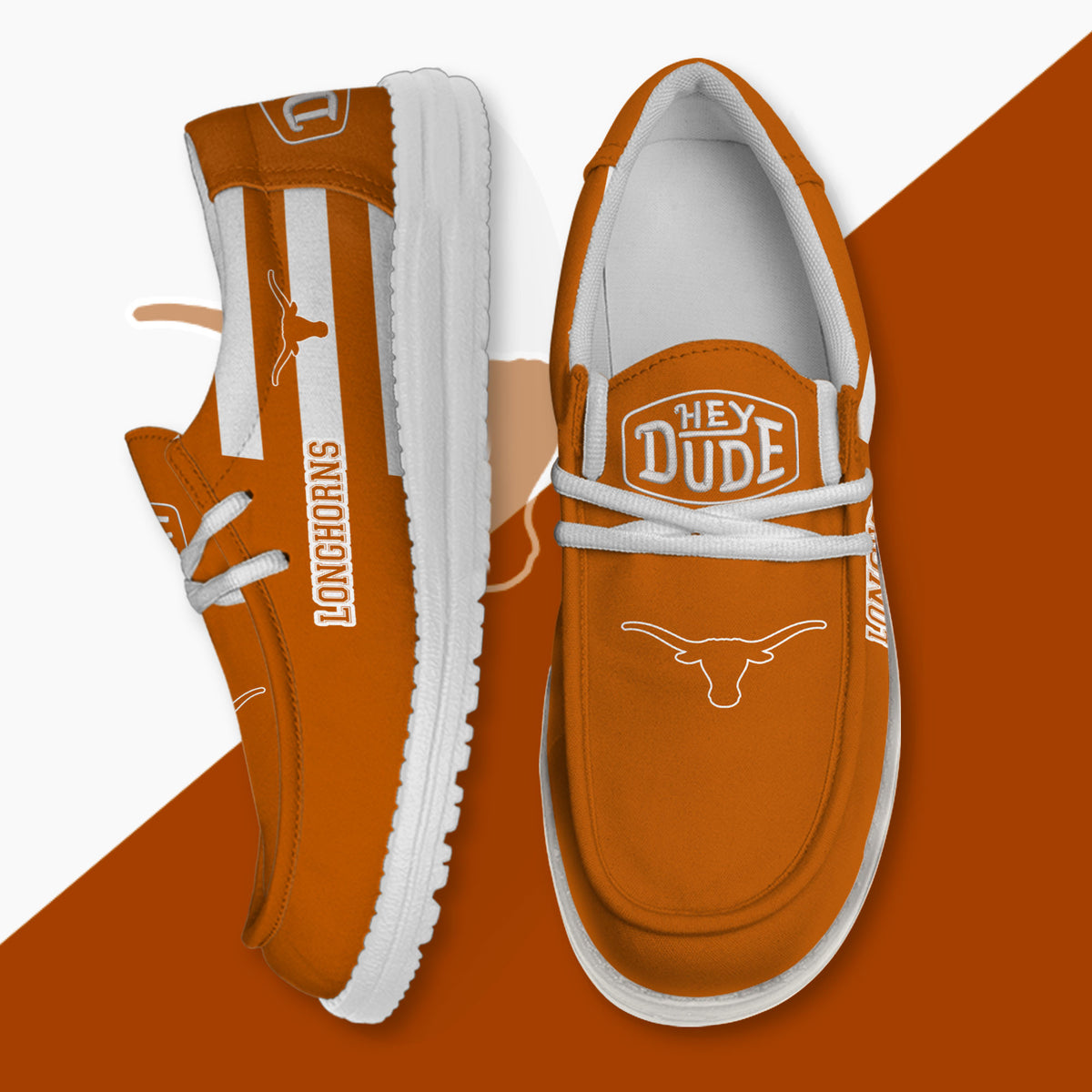Texas Longhorns Lace Up Loafers 2026
