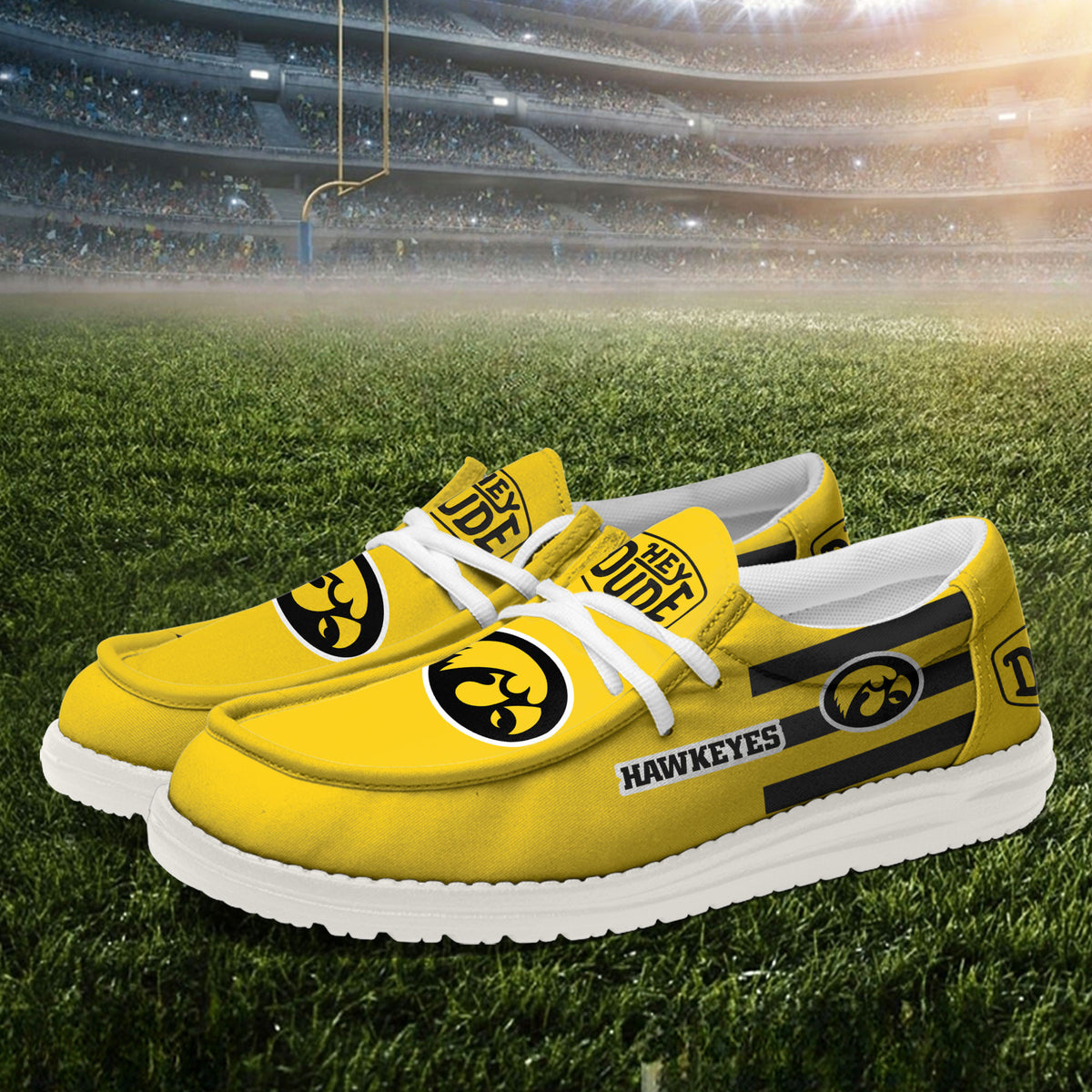 Iowa Hawkeyes Lace Up Loafers 2026