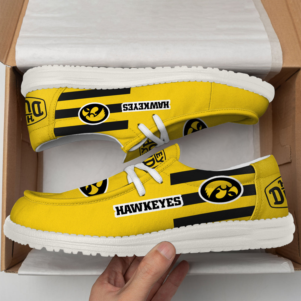 Iowa Hawkeyes Lace Up Loafers 2026