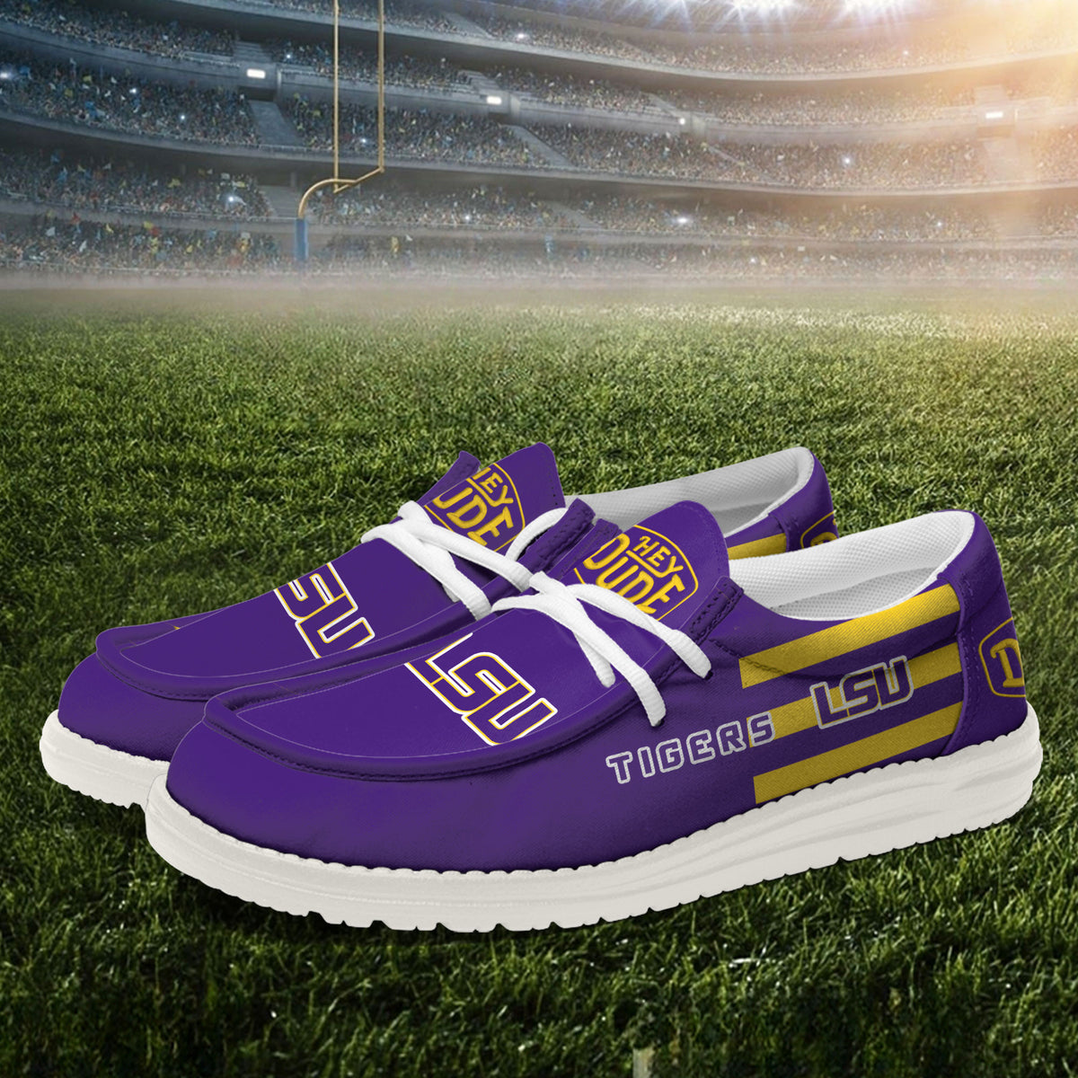 LSU Tigers Lace Up Loafers 2026