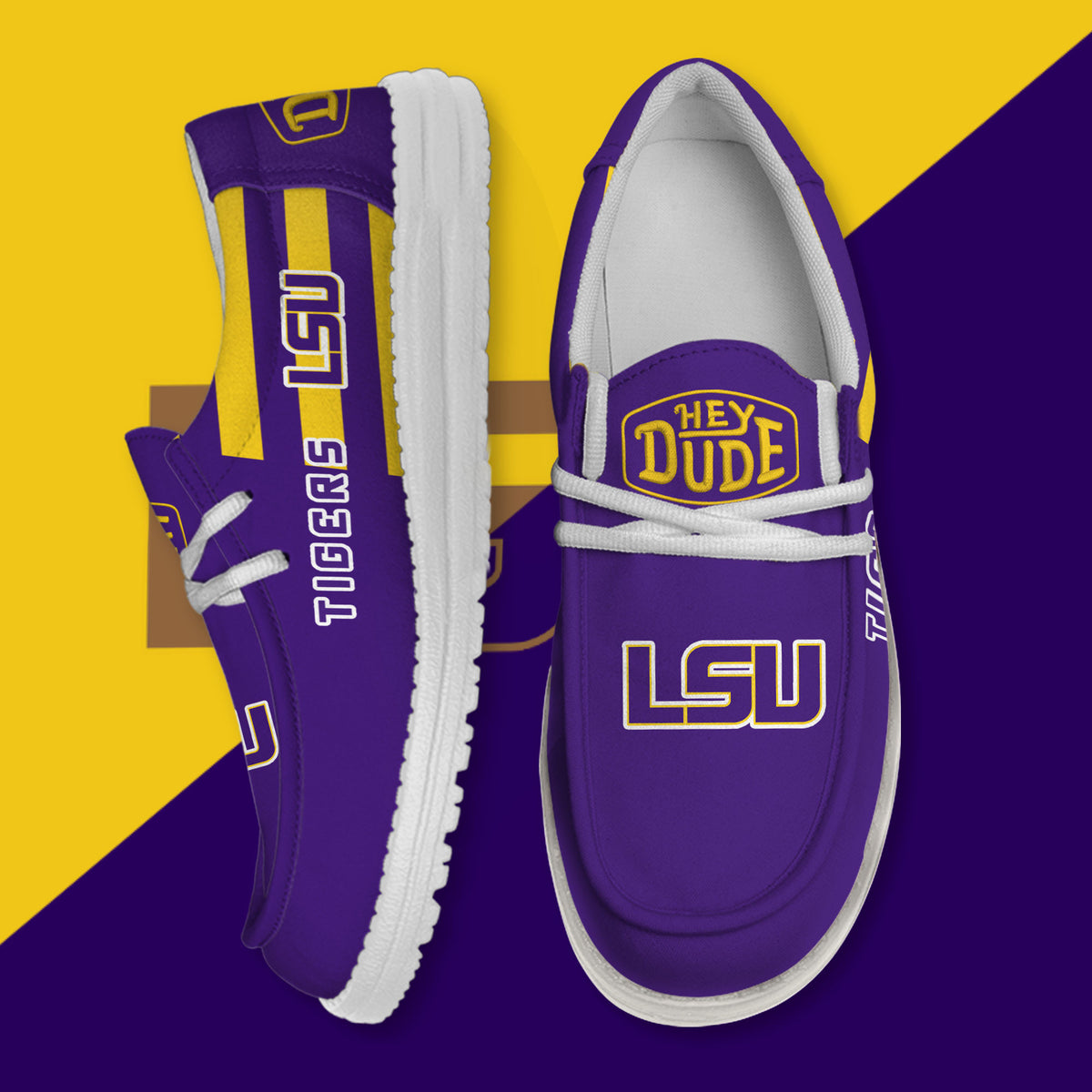 LSU Tigers Lace Up Loafers 2026