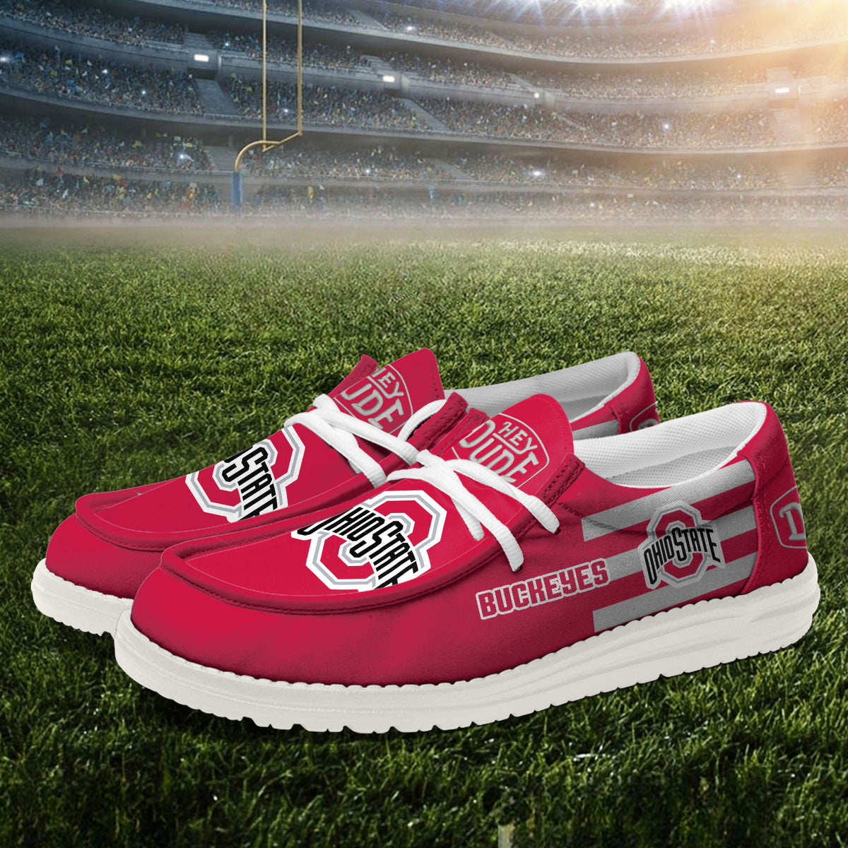Ohio State Buckeyes Lace Up Loafers 2026