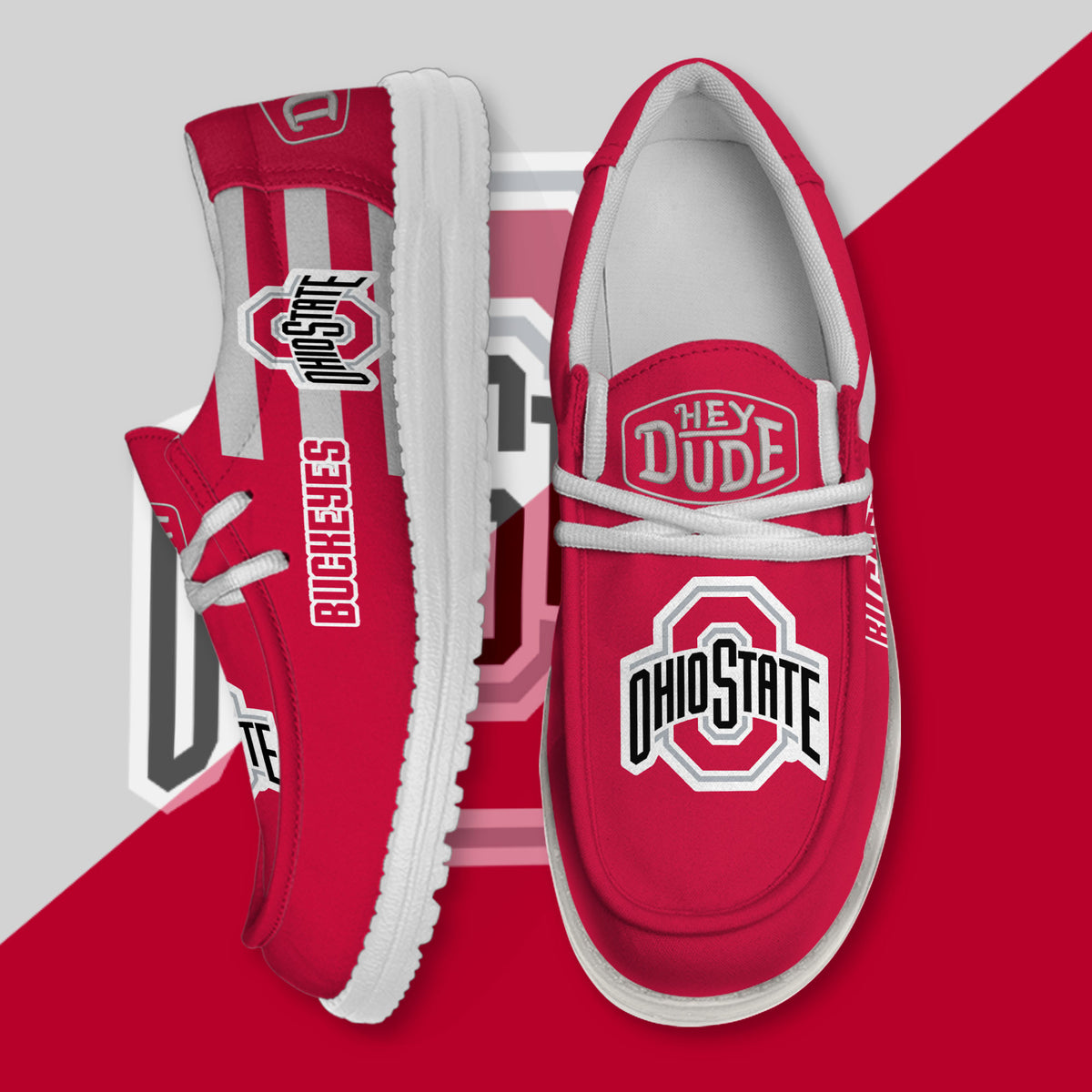 Ohio State Buckeyes Lace Up Loafers 2026
