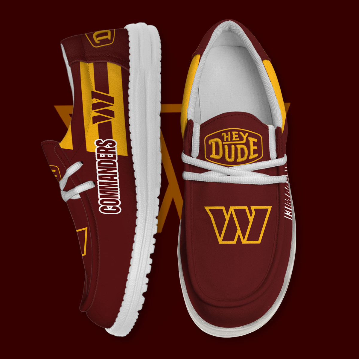 Washington Commanders Lace Up Loafers 2026