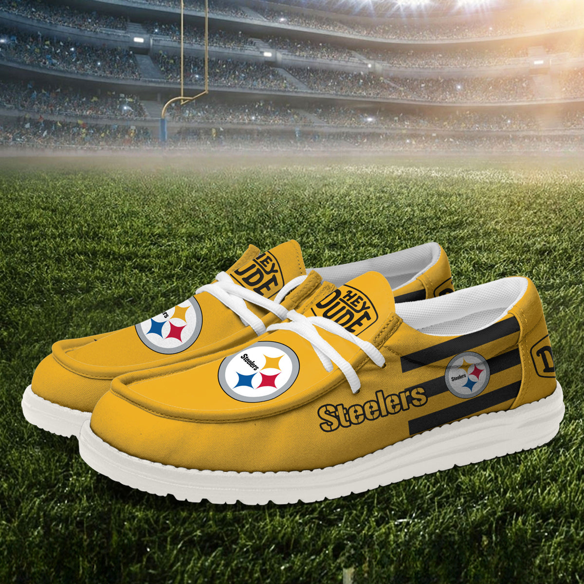 Pittsburgh Steelers Lace Up Loafers 2026
