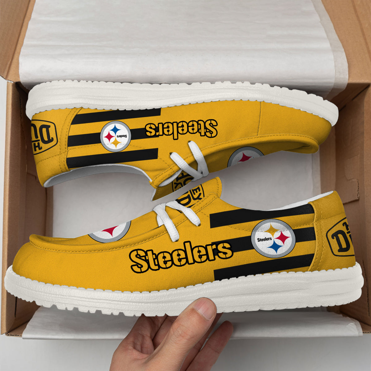 Pittsburgh Steelers Lace Up Loafers 2026