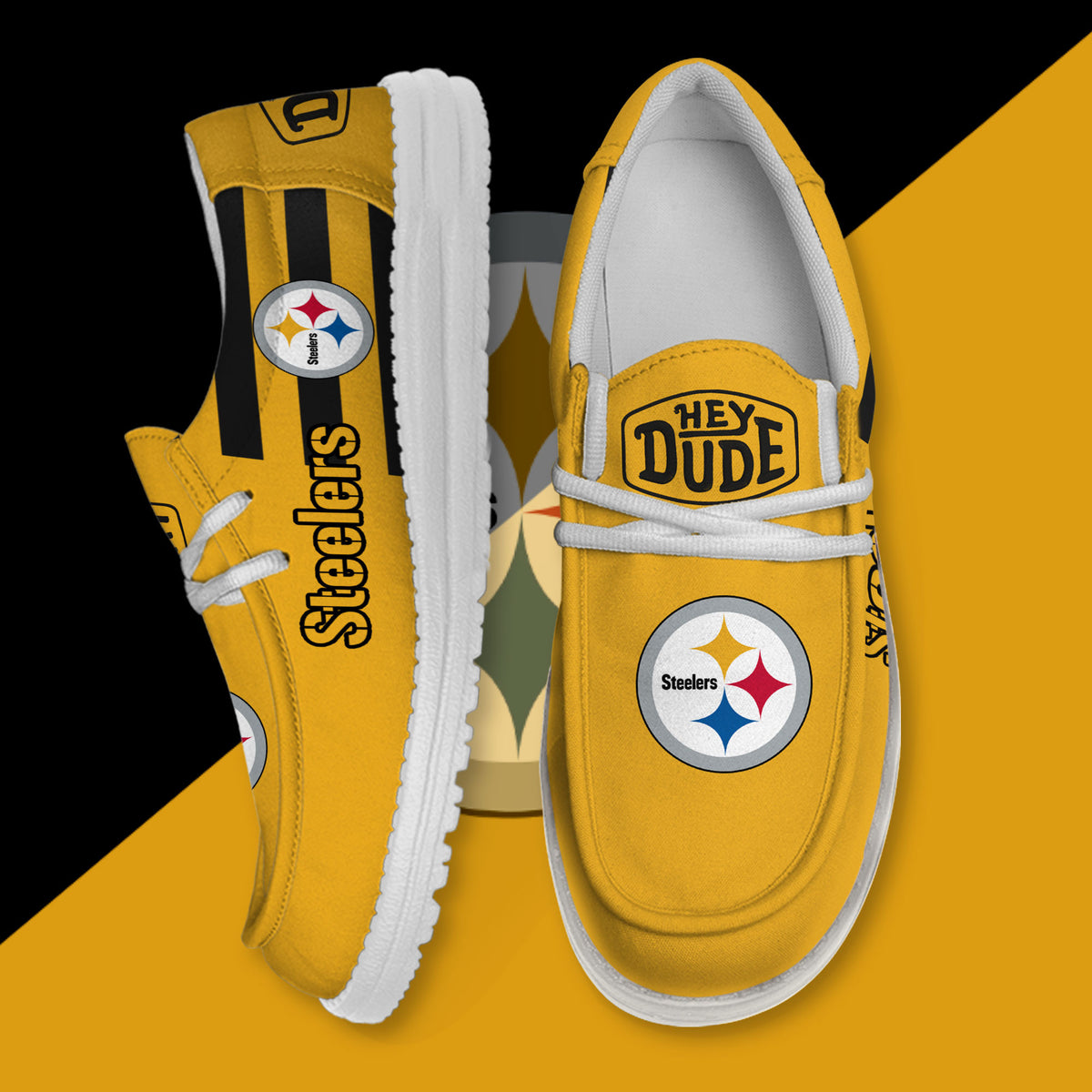 Pittsburgh Steelers Lace Up Loafers 2026
