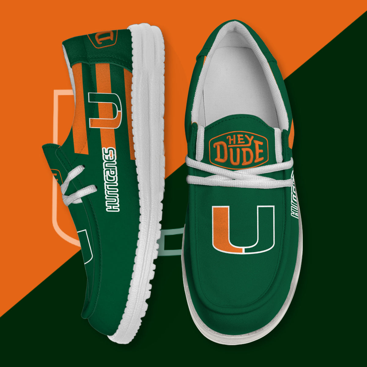 Miami Hurricanes Lace Up Loafers 2026