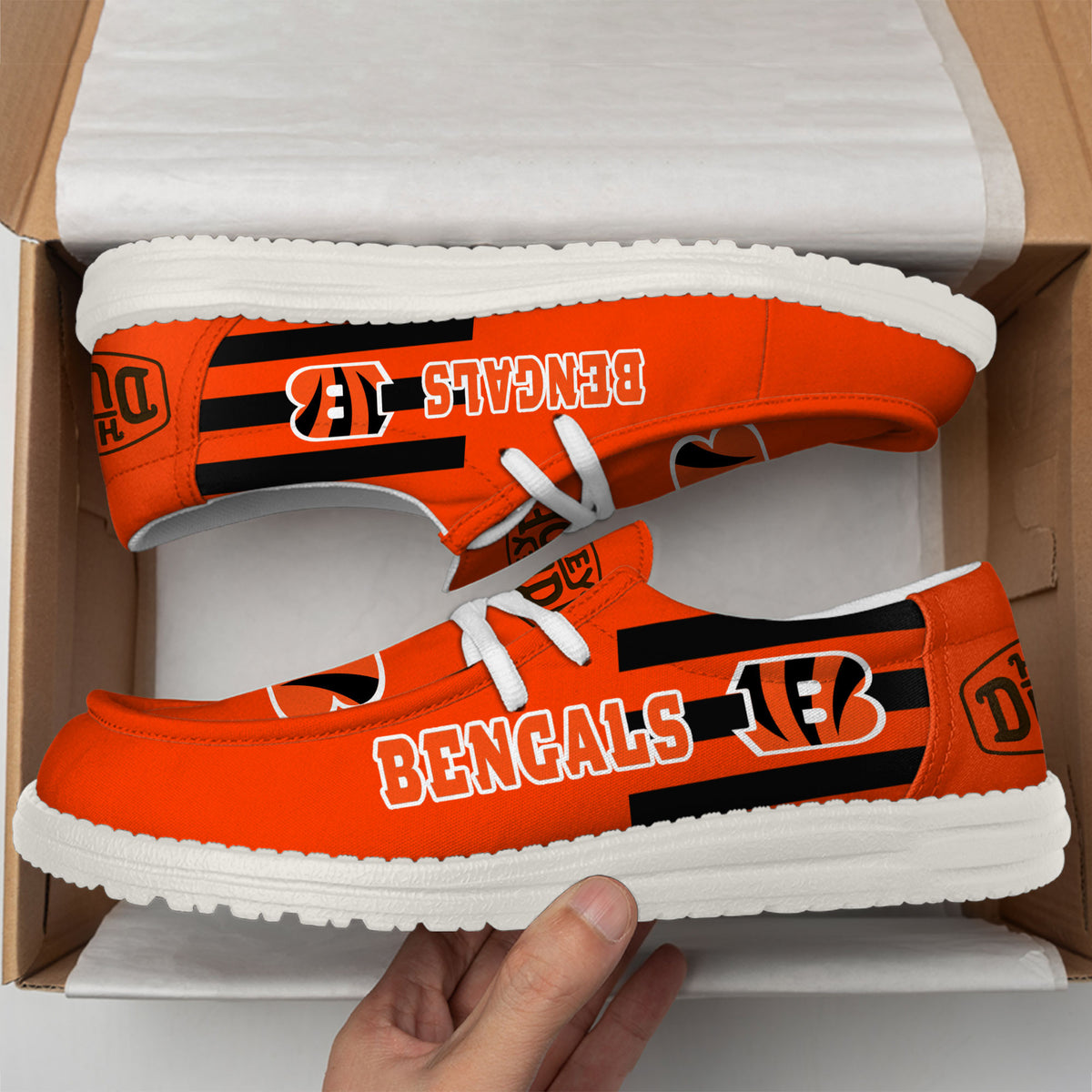Cincinnati Bengals Lace Up Loafers 2026