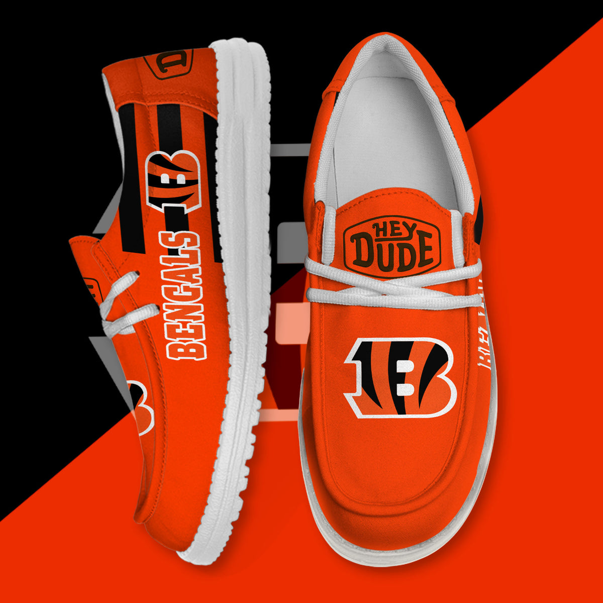 Cincinnati Bengals Lace Up Loafers 2026