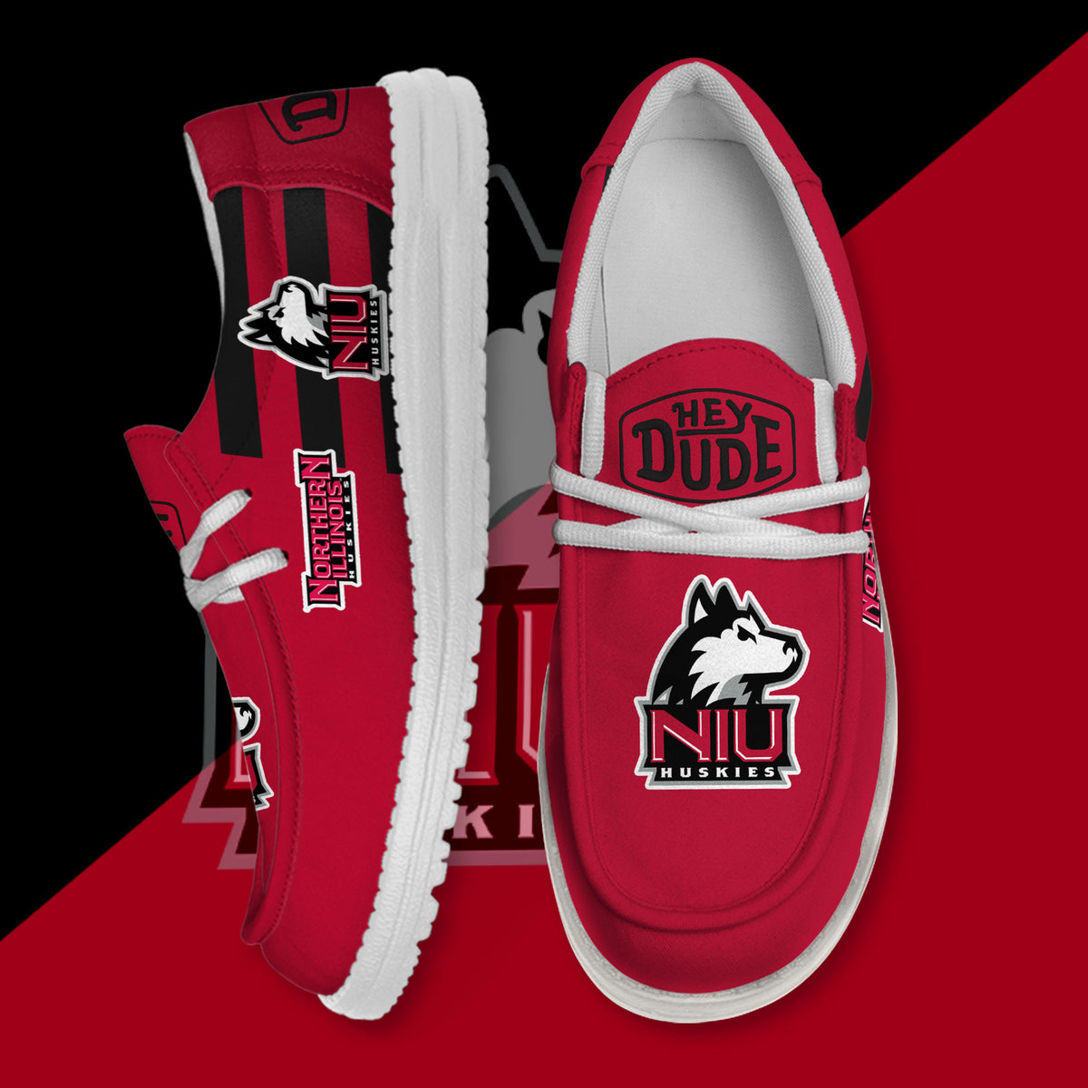 Northern Illinois Huskies Lace Up Loafers 2026