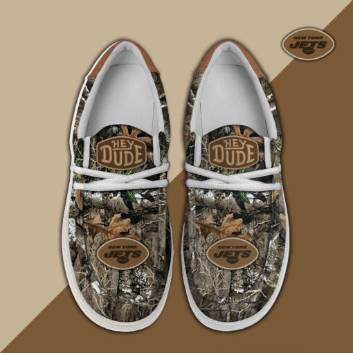 Healalio New York Jets Lace Up Loafers 2026