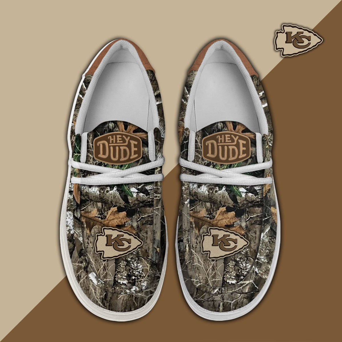 Healalio Kansas City Chiefs Lace Up Loafers 2026
