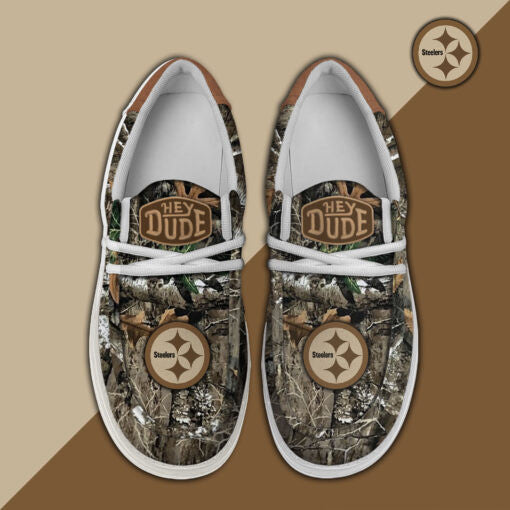 Healalio Pittsburgh Steelers Lace Up Loafers 2026