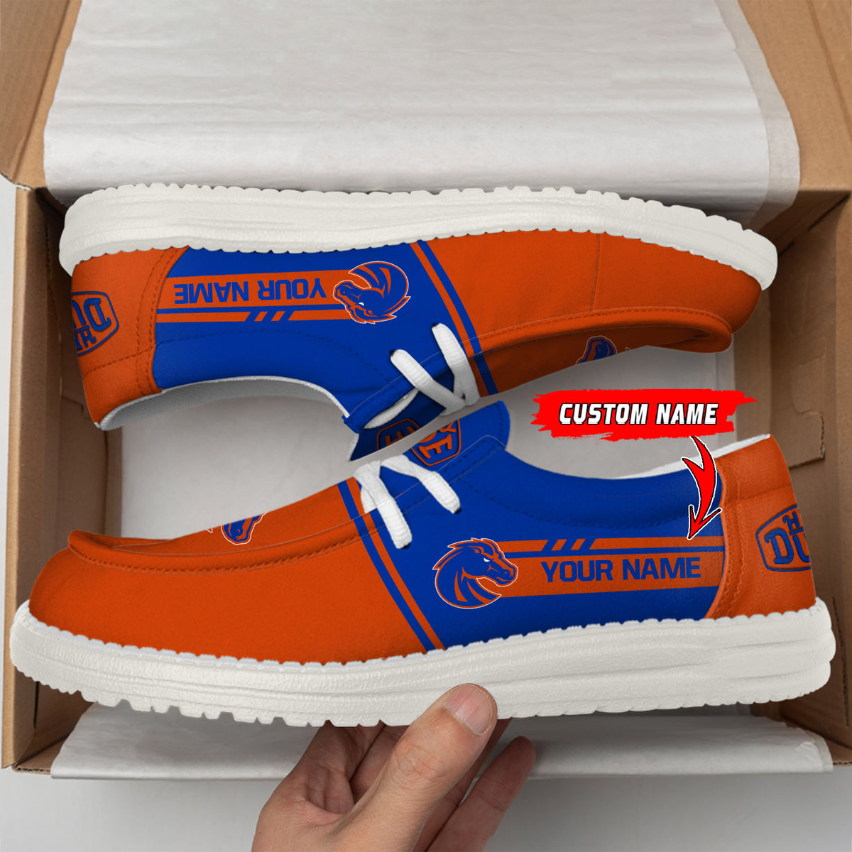 Boise State Broncos Lace Up Loafers 2026