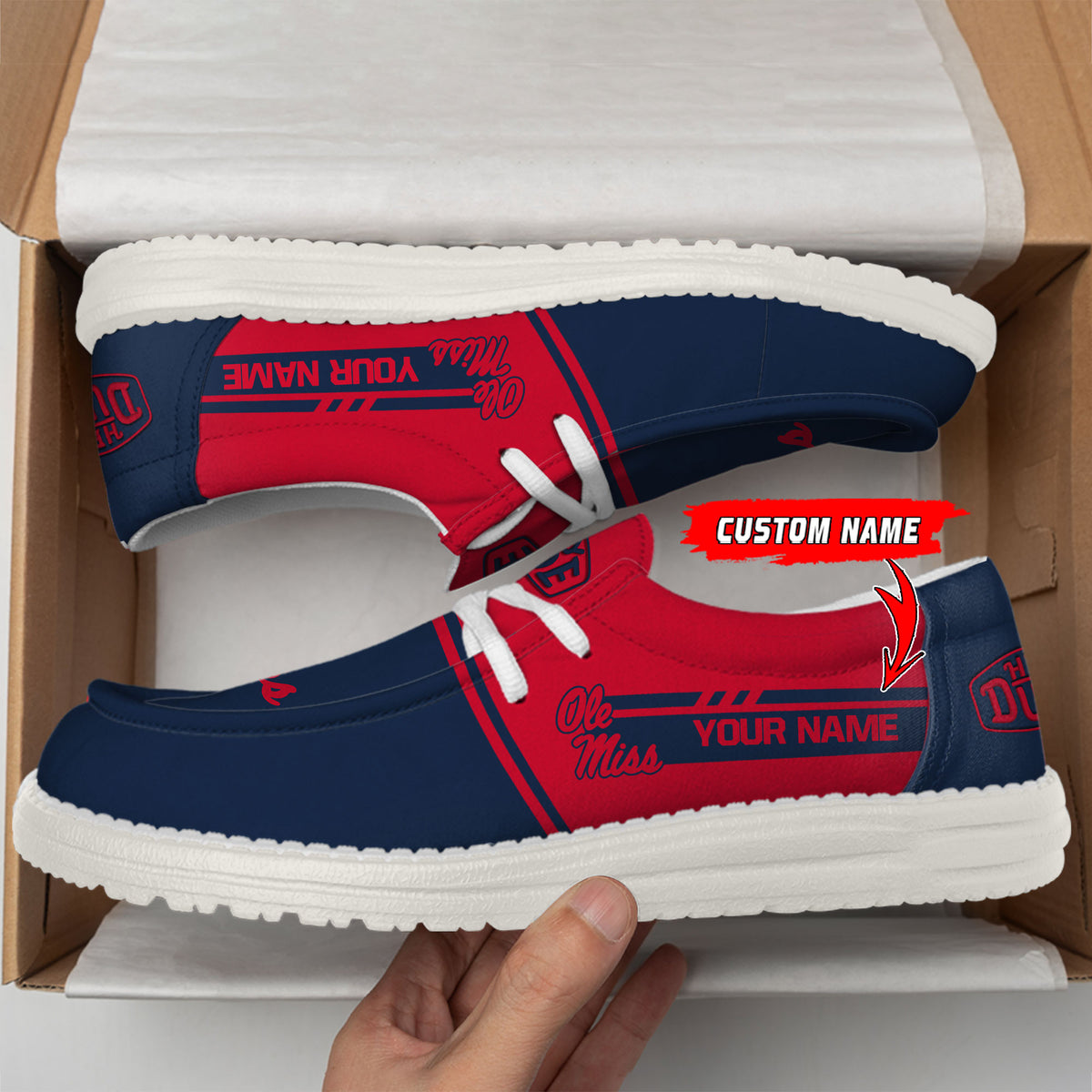 Ole Miss Rebels Lace Up Loafers 2026