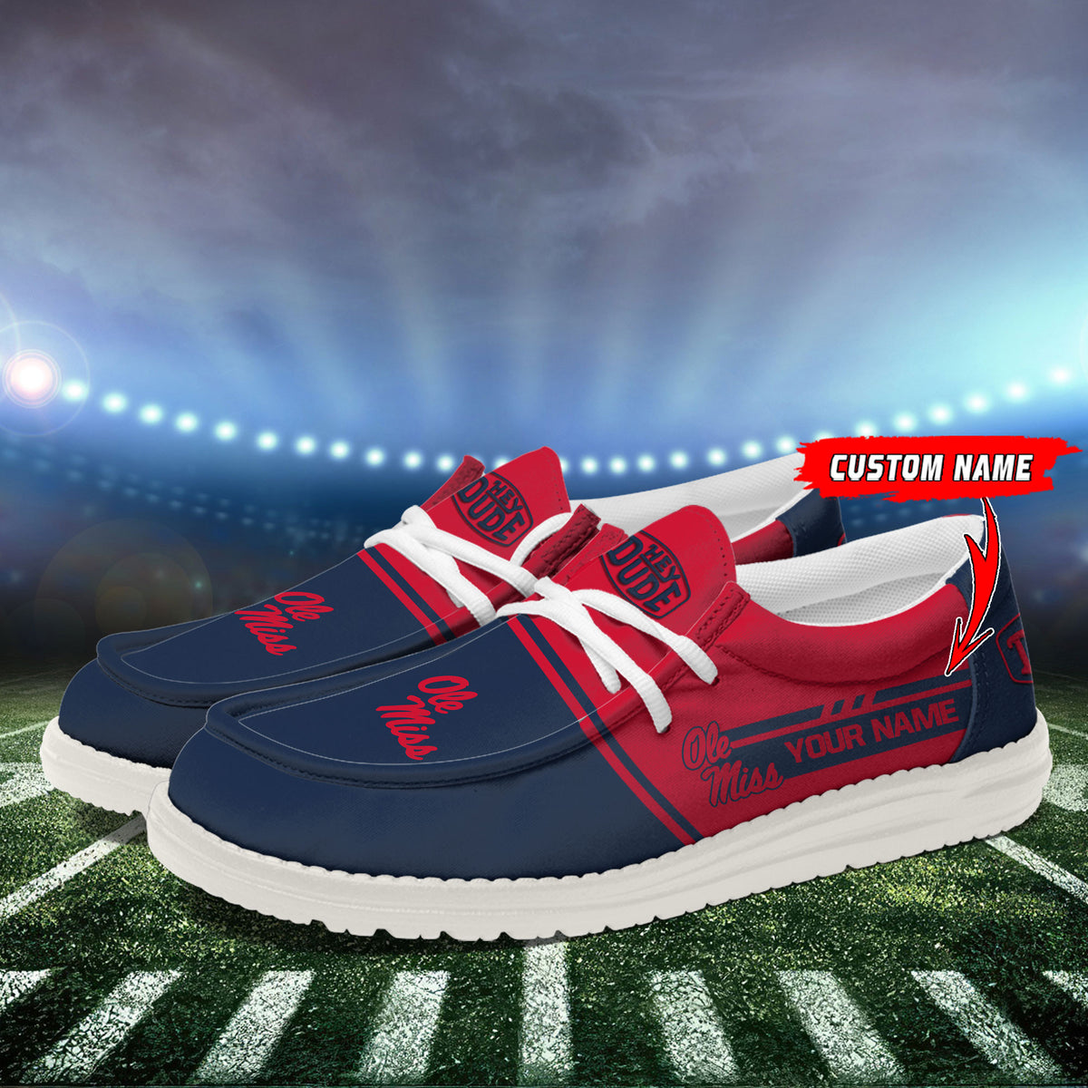 Ole Miss Rebels Lace Up Loafers 2026