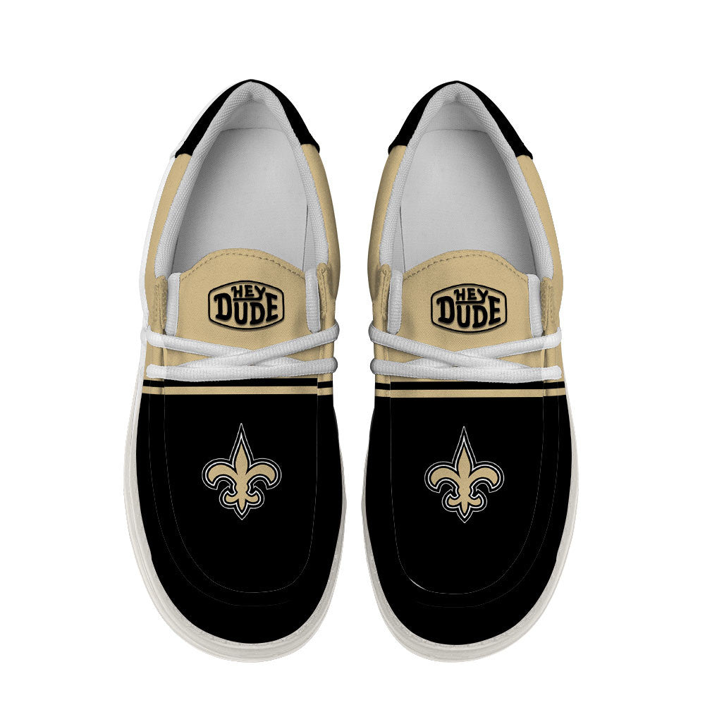 Healalio New Orleans Saints Lace Up Loafers 2026