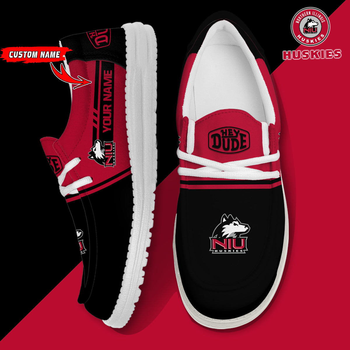 Northern Illinois Huskies Lace Up Loafers 2026