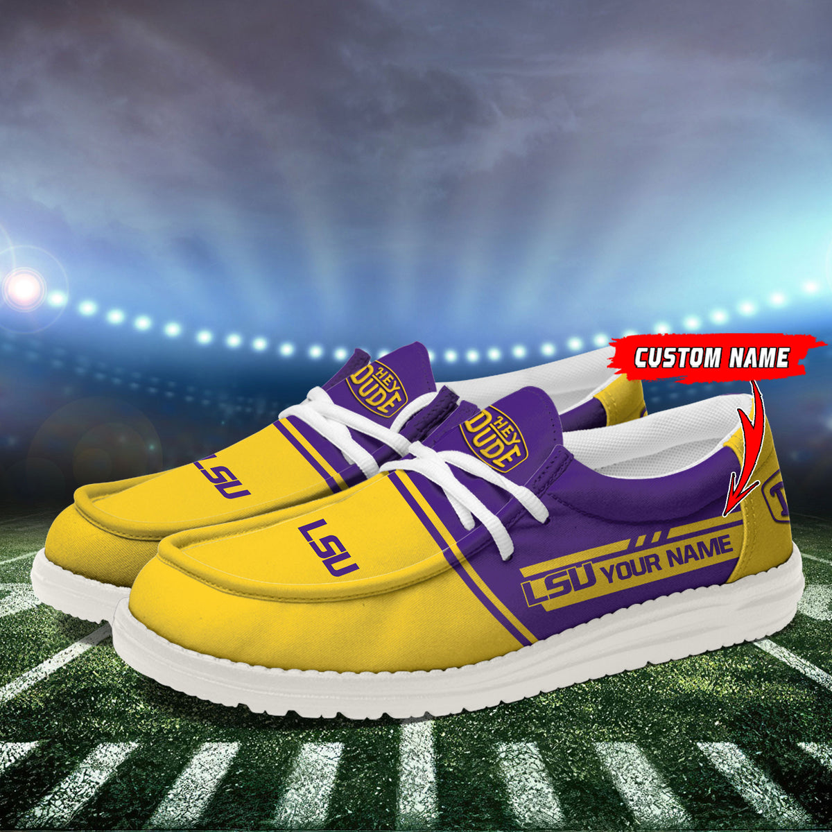 LSU Tigers Lace Up Loafers 2026