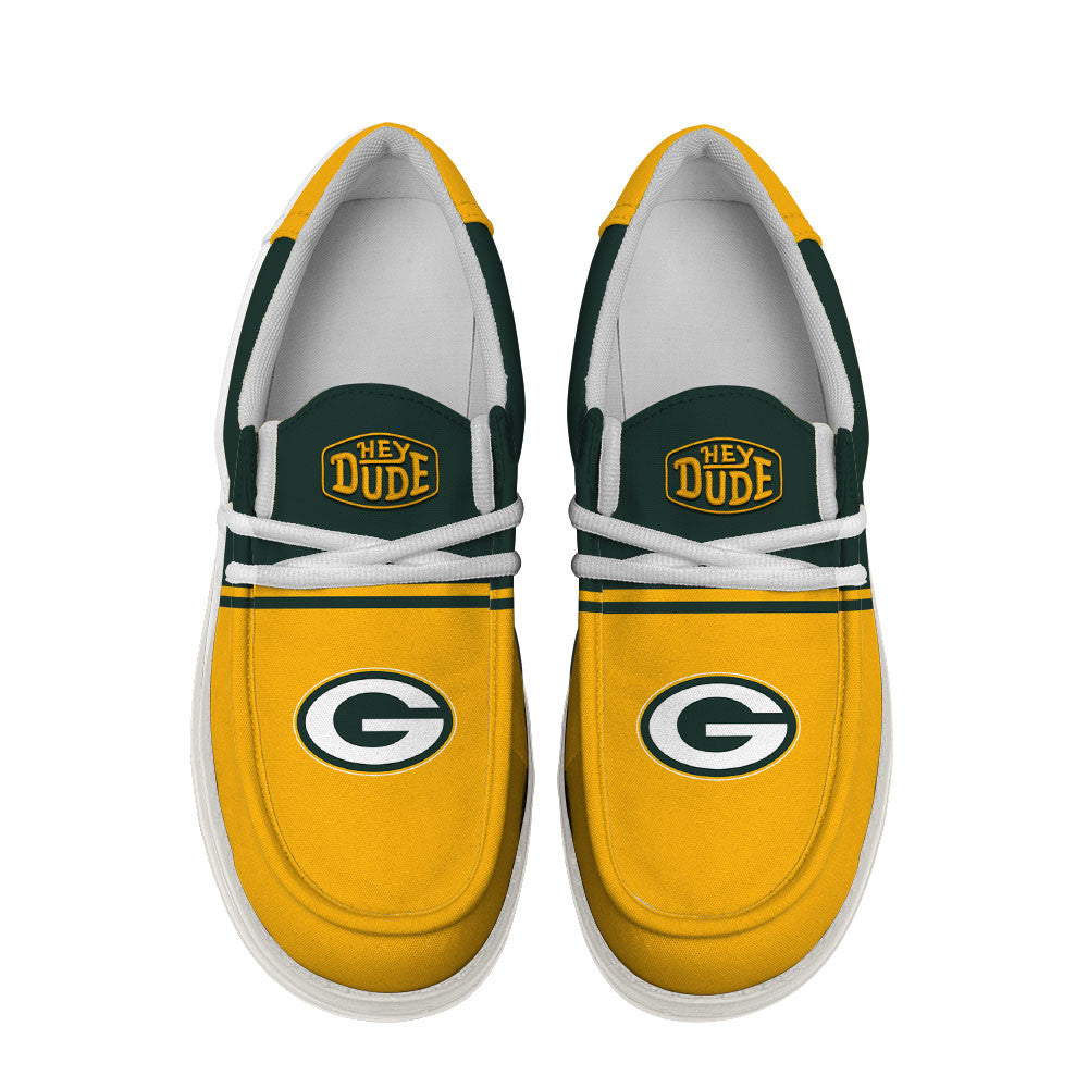 Healalio Green Bay Packers Lace Up Loafers 2026