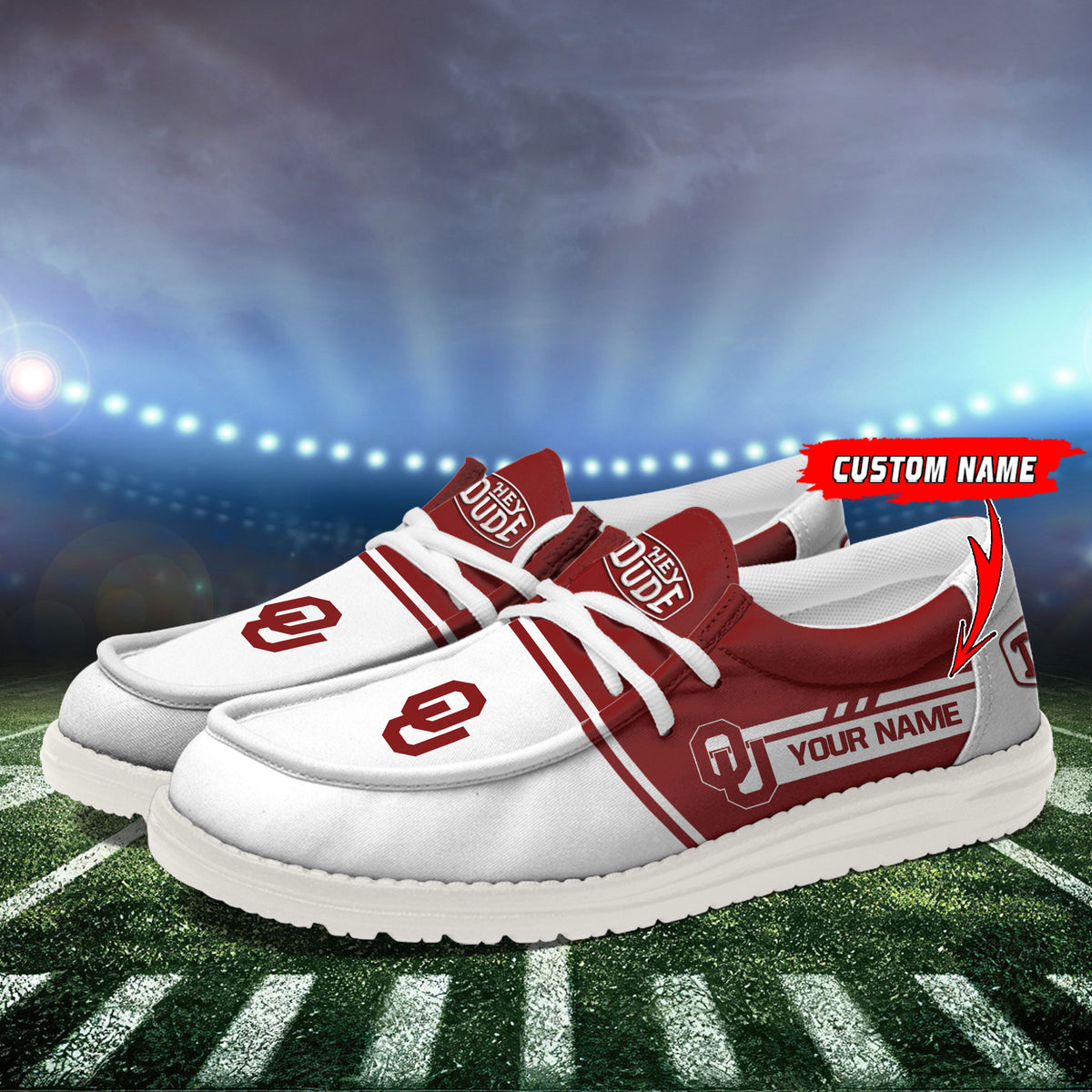 Oklahoma Sooners Lace Up Loafers 2026