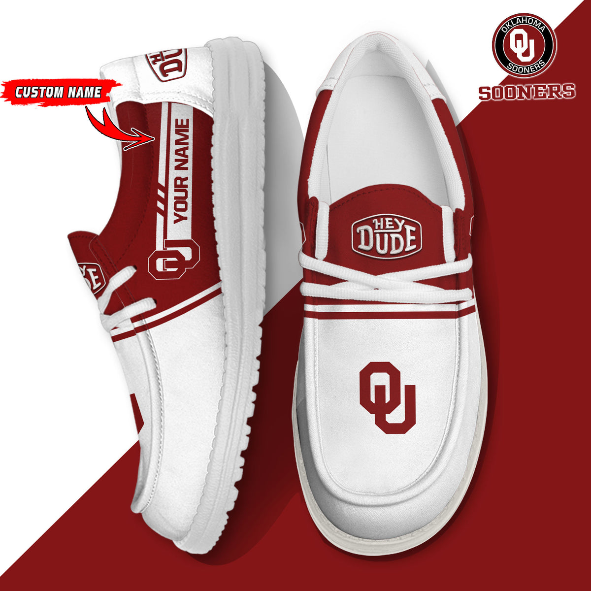 Oklahoma Sooners Lace Up Loafers 2026
